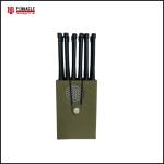 12CH Handheld Cellular Military Cell Phone Jammer VHF UHF Radio Signal Blocker