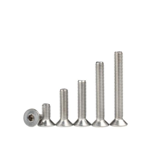 Metric GB Standard M3 M4 M5 M6 M8 304 Stainless Steel Hexagon Hex Socket Flat
