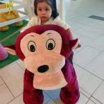 Hansel entertainment battery operated walking plush electric animal car