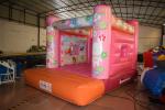 Cute Rabbit Inflatable Jump House 3x4m / Kids Small Bouncy Castle