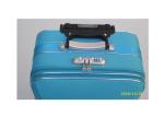 Colorful 3 Pcs 8 Wheel Suitcase Set , Luggage Bags With Black Iron Trolley