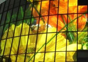 Wholesale IP45 450W 1R1G1B Outdoor Transparent Led Screen For Showcase from china suppliers