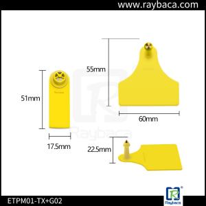 Wholesale Visual ETPM01 Sheep And Goat Ear Tags / RFID Animal Two-piece Ear Tag from china suppliers