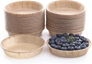 Wholesale Mini Baking Paper Pie Pan Tart Mold Pie Wood Pulp from china suppliers