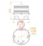 AH-MI/F LED Aviation Obstruction Light Medium-intensity Type A