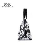 Zipper Closure Freezable Neoprene Lunch Tote Bag