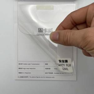 Wholesale Anti Scratch 12mil Self Protective Security Window Film PET Decorative Film from china suppliers