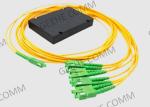 Datacentre ABS Box Corning Fiber SC APC Fiber Optic Cable Splitter 1 In 8 Out