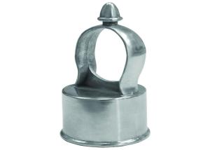 Wholesale Chain Wire Fence Eye Top Caps For 1-5/8&quot;/1.625&quot;/42mm line post hot dipped galvaized or powder coated from china suppliers