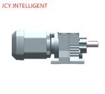 Helical Three Phase Gear Motor Inline Speed Reducer Gearbox R27 DRN71M4/TF 130