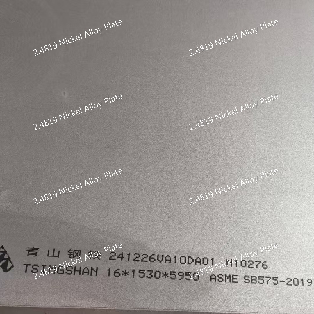 DIN 2.4819 Nickel Alloy Plate Sheet Hastelloy C-276 With 2B NO.1 Surface And Temperature Corrosion Resistance