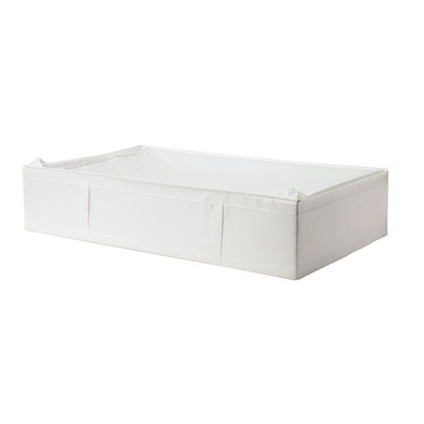Puting Portable clothes storage bag customized sorting dust cover blanket Oxford Fabric White purple 93*55*19cm