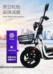 ELECTRIC VEHICLE WITH REMOTE CONTROL KEY TWO-PERSON ELECTRIC BICYCLE NEW BATTERY