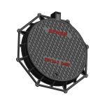 D400 Steel Manhole Cover Round Eight Angle Ductile Iron EN GJS500-7 Building