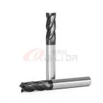 .25" .375" Carbide End Mill Cutter 8mm 35 Degree Cnc End Mill Cutter For Steel