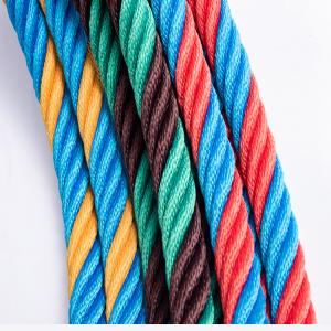 Wholesale Mixed Colored 18mmx250m Playground Climbing Combination Wire Rope With 6x19 FC from china suppliers