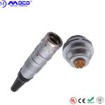 Waterproof Male Female Connector , 1K 2- 16 Pin Circular Connector With Bend
