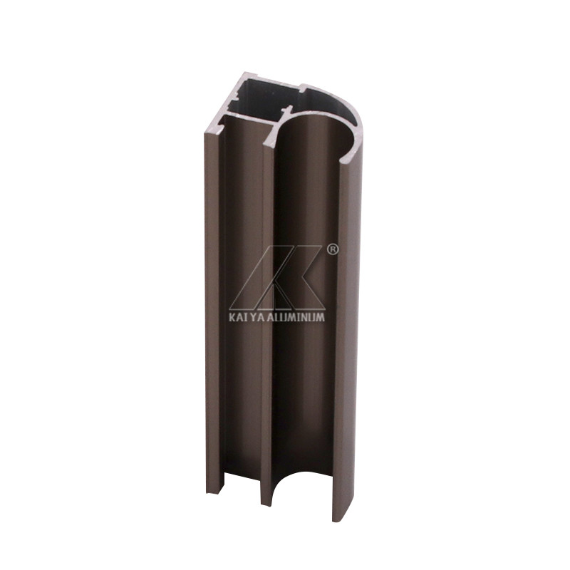 Kitchen Wardrobe Aluminium Profile Bronze Glaze 6000 Series Customized Length