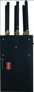 Wholesale GSM / Blue Tooth GPS Signal Jammer 30dBm , Black 850mhz CDMA Jammer from china suppliers