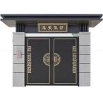 Waterproof Cast Wrought Iron Security Gates Grilles Fence Entrance door