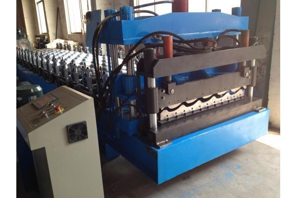 Glazed Tile Roll Forming Machine Color Coated Cold Steel Coil Roll Forming
