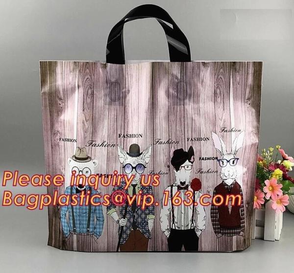 biodegradable plastic shopping carry out bag soft loop plastic carry bag cheap