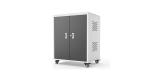 30 Ports Laptop Charging Cabinet AC Power Sockets Charging Cart