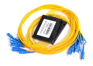 Wholesale FTTH Fiber Optic Splitter Types 1X8 Structure With SC UPC Connector from china suppliers