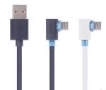 USB 2.0 Micro B USB Cable A Male to Right 90 degree Angle Customized