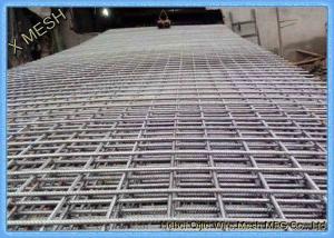 China 10mm Steel Bar Welded Wire Mesh Reinforcing Concrete Panel 6.2 X 2.4 M Size on sale