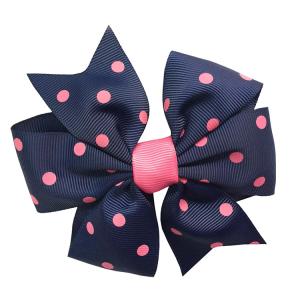 Wholesale Soft Feeling Kids Hair Ribbons , Various Color Custom Made Hair Bows from china suppliers