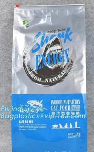 Wholesale Aluminium Foil Laminate Fish Food ,Dog Food , Animal Feeds Packaging Bag, dog food packaging bag with slider and flat bo from china suppliers