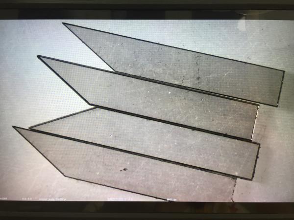 Ultra Thin Diamond Surgical Blades CVD Diamond Scalpel 110 Orientation 2PT 6.5*1