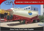 Steel 3990mm 60t 70cbm Bulk Cement Tanker Trailer