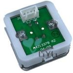 STAINLESS STEEL ELEVATOR DOOR OPEN BUTTON SQUARE 36.5mm DC12V/24V TWO LAPS GLOW