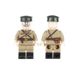 MOC military soldiers WW2 soviet officers army mini figures compatible with