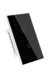 Glomarket Us AU Standard Tuya Wifi Smart Switch 2 Gang No Neutral Wall Switch