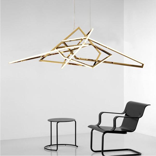Modern DIY Chandelier Lighting Decoration Living Room Hanging Light Fixture(WH