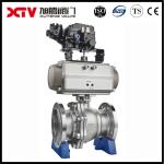 Industrial Valve ANSI 150lb CF8 CF8m 304 316 Wcb Full Port Manual Flange End