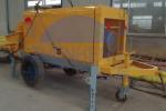 Hydraulic Electric Concrete Pump With Mixer 30m3 / H Capacity Trailer Mount