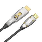 Slim Uhd 4K 60Hz 18Gbps Optical HDMI Cable Am To Am 3D HDMI Active Optical Cable