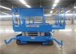 Low Noise Scissor Lift Trailer 10m Long Running Time Front Wheel Drive