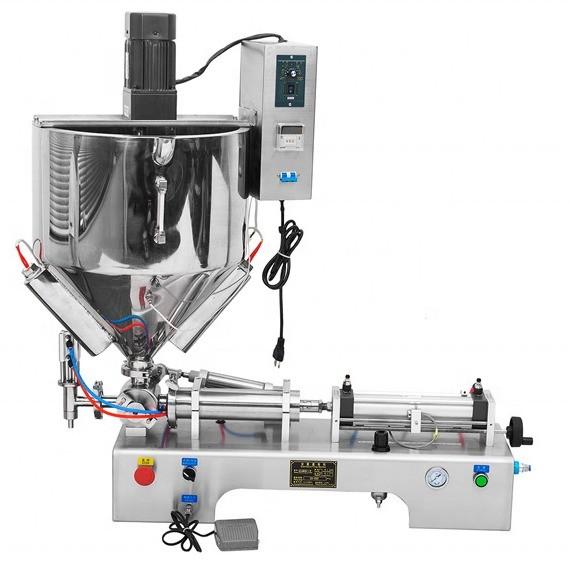 Water Cream Jelly Honey Mixing Semi Automatic Filling Machine with Online