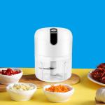 Home Kitchen Mini Blender 250ml White Large Capacity Battery Food Processor
