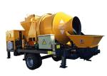 Trailer Mounted Concrete Mixer Pump Light Weight Portable Concrete Mixer With