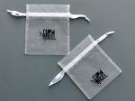 SMETA Recyclable Sheer Organza Bag , TUV Mesh Jewelry Pouches Custom