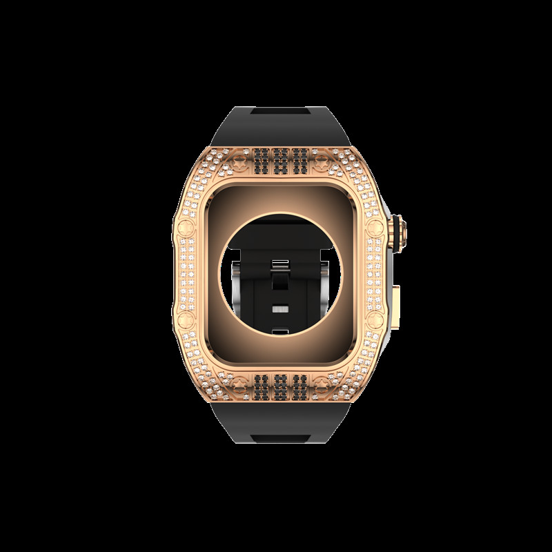 Carbon Fiber Square 45mm Watch Case With Scratch Resistant Features