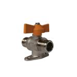 Double Outer DN10 Hose Thread Ball Valve Anticorrosive for Gas Pipes