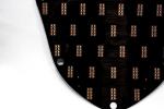Flexible printed circuit board in the cervico-abdominal region (cervico