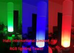 High Illuminate Inflatable LED Lamp Decoration Tower 200W RGB Colorful In Dance